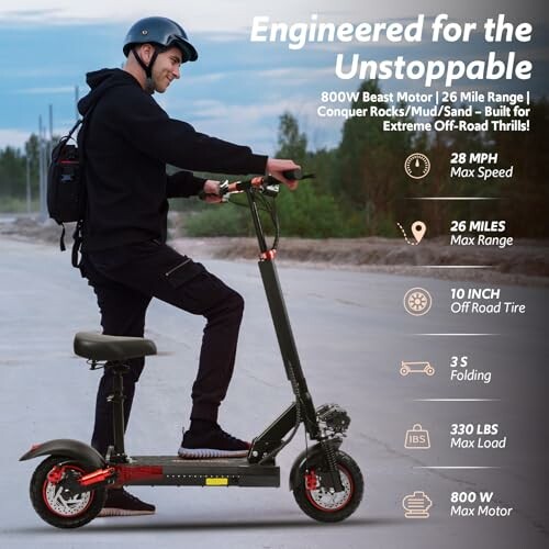 Irezeder Off Road Electric Scooter J01